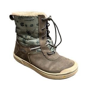 KEEN Girls KELSA Tall Waterproof Outdoor All Weather Boot-SIze 4